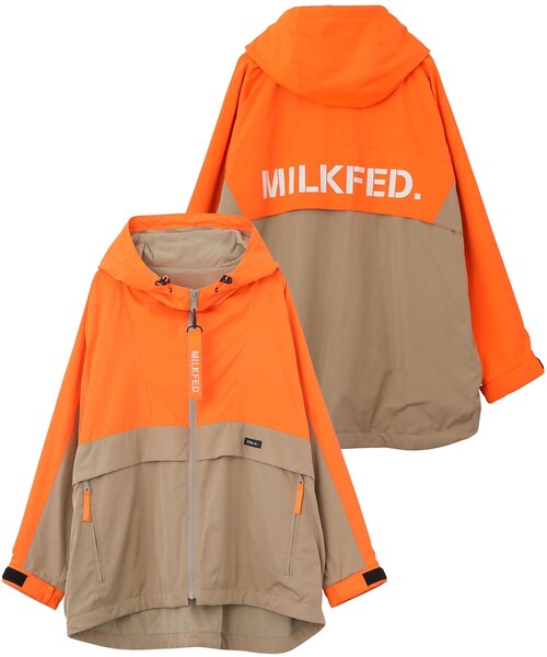 セール Neon Color Oversized Hooded Blouson ブルゾン Milkfed