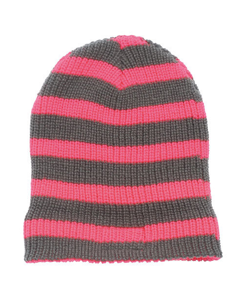 X-girl Stages（エックスガールステージス）の「【VERY(ベリー)11月号掲載商品】BASIC KNIT CAP/ ニット帽（ニットキャップ/ビーニー・キッズ・ブラック/アッシュ/ブルー/ピンク/レッド・ONE SIZE）」の7枚目の写真