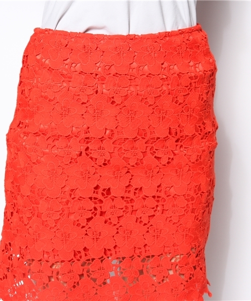 B:MING by BEAMS（ビーミングバイビームス）の「○ビーミング by ビームス / 総レースタイトスカート（スカート・レディース・ホワイト/レッド/ネイビー・LARGE/SMALL/MEDIUM）」の10枚目の写真