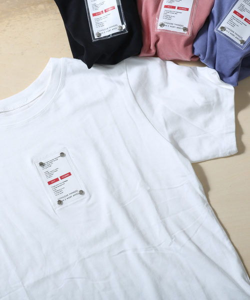 lala Born(ララボーン)の「lalaBorn/タグデザインTシャツ(Tシャツ/カットソー・レディース・ホワイト/ブラック/パープル/ピンク・FREE)」の15枚目の写真