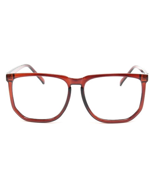 WEGO（ウィゴー）の「WEGO/ウェリントンタイプ(レンズ無し)（メガネ・メンズ・ブラック/ブラウン/ブラウン系その他・FREE）」の7枚目の写真