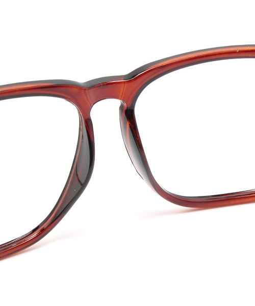 WEGO（ウィゴー）の「WEGO/ウェリントンタイプ(レンズ無し)（メガネ・メンズ・ブラック/ブラウン/ブラウン系その他・FREE）」の11枚目の写真