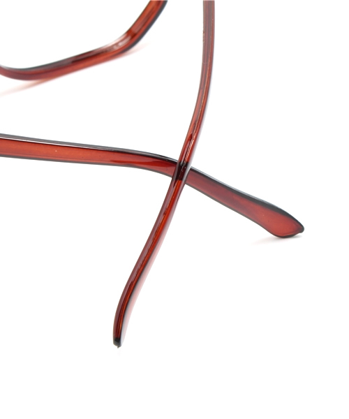 WEGO（ウィゴー）の「WEGO/ウェリントンタイプ(レンズ無し)（メガネ・メンズ・ブラック/ブラウン/ブラウン系その他・FREE）」の9枚目の写真