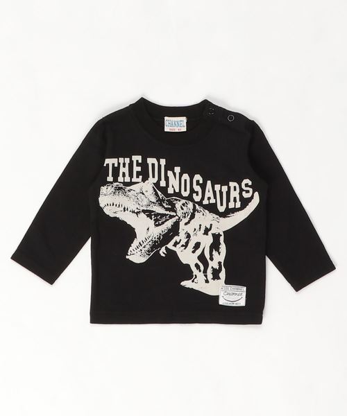 セール 恐竜ロングｔシャツ ティラノサウルス Tシャツ カットソー Channel チャンネル のファッション通販 Zozotown