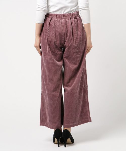OLD BETTY'S（オールドベティーズ）の「Sucker Corduroy Gaucho Pants /コーデュロイ ガウチョ パンツ（その他パンツ・レディース・ネイビー/ラベンダー・FREE）」の4枚目の写真