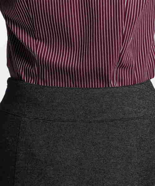 NARACAMICIE（ナラカミーチェ）の「《セットアップスーツ対応》バーズアイソフトフレアースカート（スカート・レディース・ベージュ/ネイビー/グレー・SMALL/MEDIUM/LARGE）」の9枚目の写真