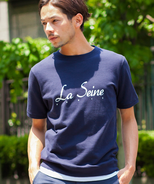 BEAUTY&YOUTH UNITED ARROWS（ビューティーアンドユースユナイテッドアローズ）の「BY スウェット ロゴ ショートスリーブ（Tシャツ/カットソー・メンズ・ホワイト/グレー/ネイビー・SMALL/LARGE/X-LARGE/MEDIUM）」の3枚目の写真