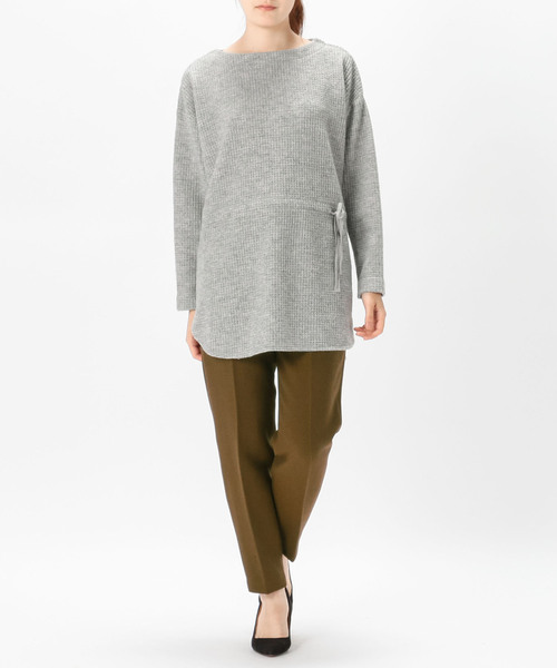 Liesse（リエス）の「センタープレスパンツ（その他パンツ・レディース・ブラック/カーキ・S/M）」の9枚目の写真