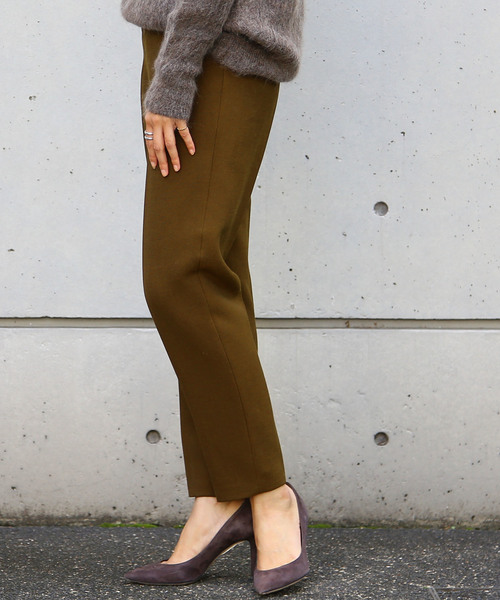 Liesse（リエス）の「センタープレスパンツ（その他パンツ・レディース・ブラック/カーキ・S/M）」の14枚目の写真