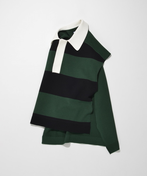 SUPERTHANKS（スーパーサンクス）の「ポンチョベスト（ユニセックス）（ベスト・メンズ・ホワイト/ブラック/ホワイト×ブラック/グリーン系その他/ベージュ×ブラック・SMALL/MEDIUM/LARGE）」の17枚目の写真