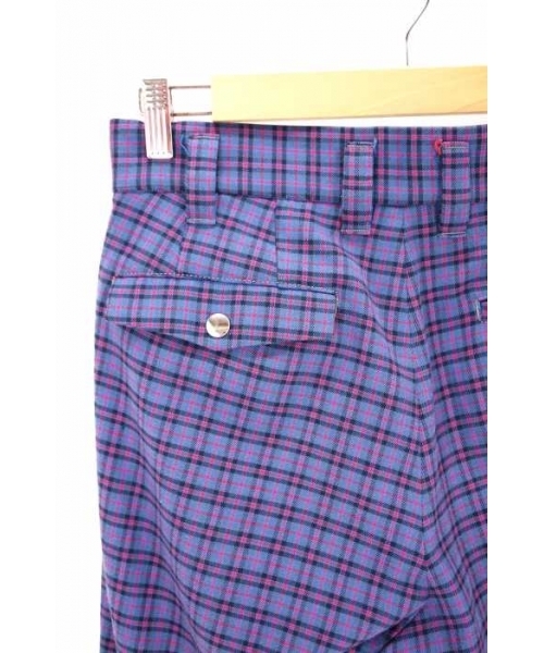 kidill チェックパンツ KL351-A 44 中古・古着通販】KIDILL (キディル) チェックボーンテージパンツ