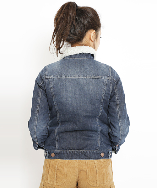 X-girl（エックスガール）の「BOA COLLAR JACKET（その他アウター・レディース・ブラック/インディゴブルー/バーガンディー・1/2）」の6枚目の写真