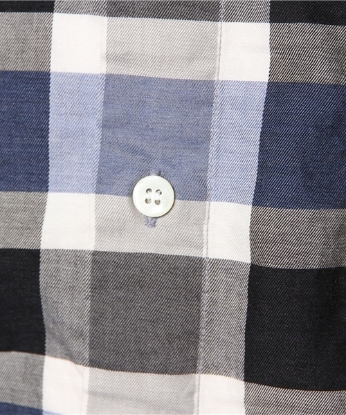 AMERICAN RAG CIE（アメリカンラグシー）の「AMEICAN RAG CIE ブロックチェックシャツ 107-ANB-M142-SH047（シャツ/ブラウス・メンズ・ブラウン/ブルー・1/2）」の10枚目の写真