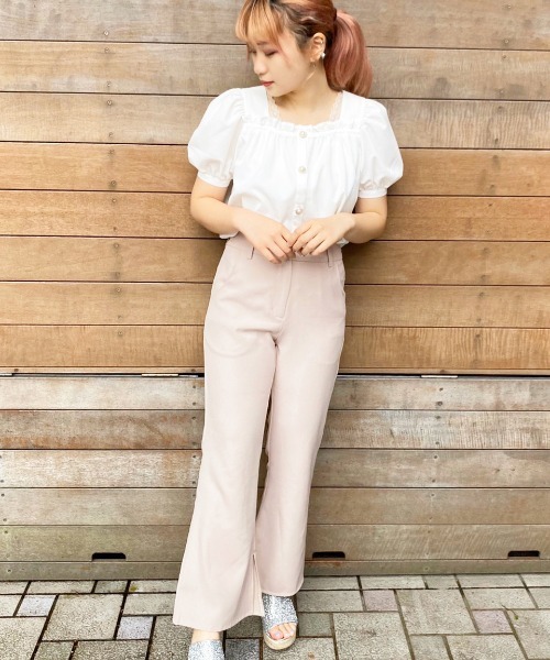 apres jour(アプレジュール)の「フレアパンツ【ZOZOTOWN限定アイテム】(その他パンツ・レディース・ブラック/アイボリー/ベージュ/モカ/ミント/グリーン系その他・SMALL/MEDIUM)」の21枚目の写真