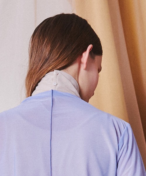 MAISON SPECIAL(メゾンスペシャル)の「レイヤードシアートップス【MAISON SPECIAL/メゾンスペシャル】(Tシャツ/カットソー・レディース・ブルー/グリーン/ホワイト/ブラウン・FREE)」の16枚目の写真