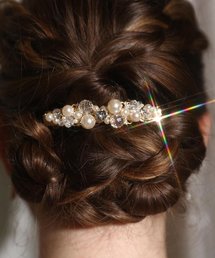 Dorry Doll（ドリードール）の「パール＆ビジューバレッタ（バレッタ/ヘアクリップ）」
