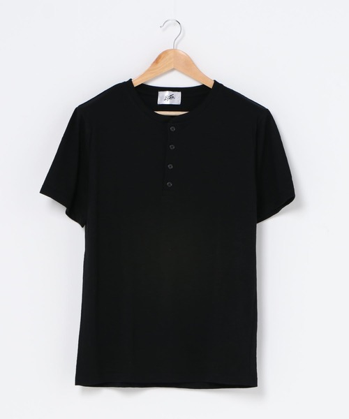 Bling Leads(ブリングリーズ)の「Bling leads/スラブ天竺ヘンリーネックT(Tシャツ/カットソー・メンズ・ブラック/ネイビー/ホワイト/ライトピンク/グレー・LARGE/X-LARGE/MEDIUM)」の11枚目の写真