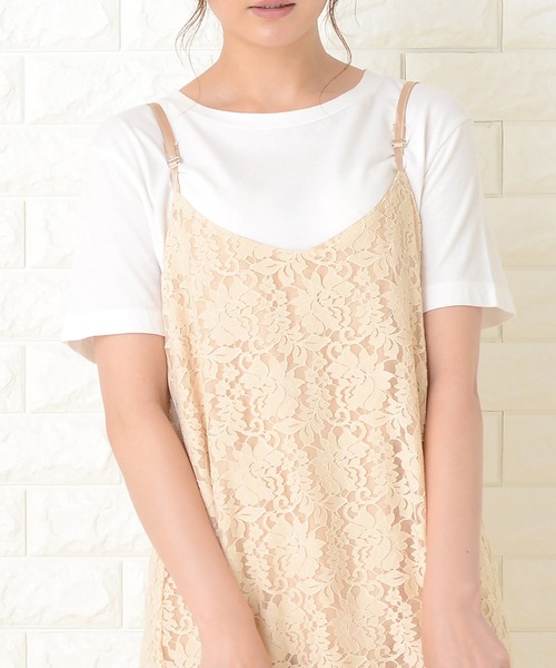 LILLIAN CARAT レースデザインキャミワンピース 新品 5th Special Dress】レースデザインキャミワンピース｜PETAL
