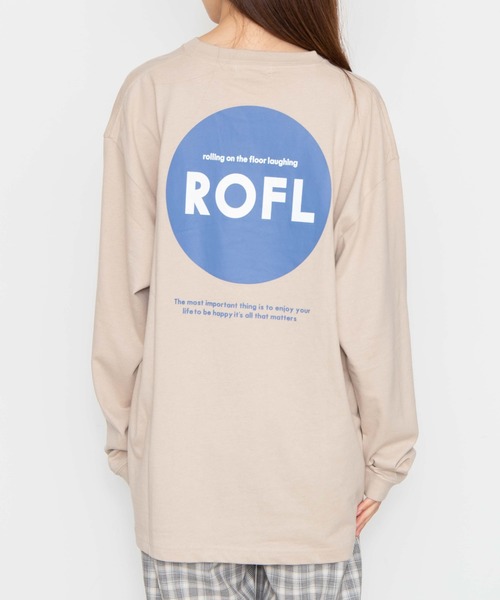 WEGO（ウィゴー）の「WEGO/ROFLサークルロゴプリントロンT（Tシャツ/カットソー・レディース・ホワイト/ベージュ・LARGE/MEDIUM/SMALL）」の15枚目の写真