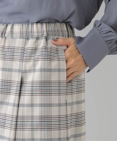 LEPSIM（レプシィム）の「ムジチェックキュロットパンツ　895621（その他パンツ・レディース・ブラック/グレー系その他/ブラウン系その他・FREE/TALL）」の11枚目の写真