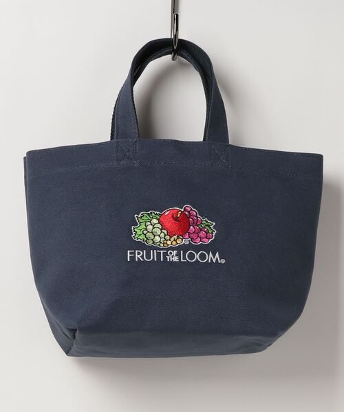 FRUIT OF THE LOOM(フルーツオブザルーム)の「FRUIT OF THE LOOM EMB LUNCH TOTE(トートバッグ・レディース・ミント/オフホワイト/ブラウン/ネイビー/オレンジ/ブラック・FREE)」の6枚目の写真