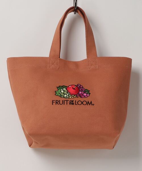 FRUIT OF THE LOOM(フルーツオブザルーム)の「FRUIT OF THE LOOM EMB LUNCH TOTE(トートバッグ・レディース・ミント/オフホワイト/ブラウン/ネイビー/オレンジ/ブラック・FREE)」の1枚目の写真