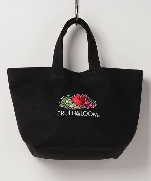 FRUIT OF THE LOOM(フルーツオブザルーム)の「FRUIT OF THE LOOM EMB LUNCH TOTE(トートバッグ・レディース・ミント/オフホワイト/ブラウン/ネイビー/オレンジ/ブラック・FREE)」の3枚目の写真