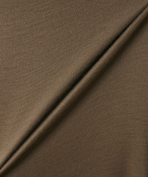 Sov.(ソブ)の「Grandich Wool クリアスムース super120s マキシワンピース(ワンピース・レディース・ライトグレー/ブラック/モカ・38/36)」の5枚目の写真