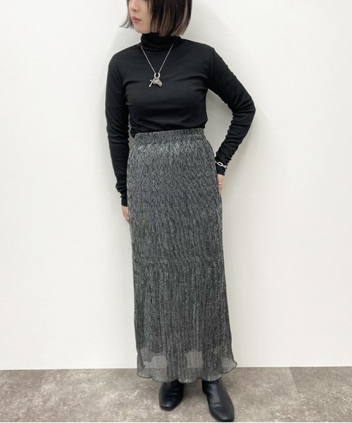 apres jour mignon(アプレジュールミニョン)の「リブタートルインナー【ZOZOTOWN限定アイテム】(Tシャツ/カットソー・レディース・オフホワイト/ブラック/ダークブラウン・フリー/X-LARGE)」の18枚目の写真