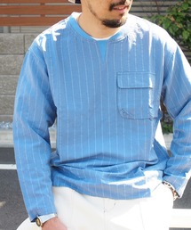 grn | ◇RAYONMIXLOOSEPULLOVERSHIRT ｺｯﾄﾝ×ﾘﾈﾝ×ﾚｰﾖﾝﾋﾞｯｸｼﾙｴｯﾄﾌﾟﾙｵｰﾊﾞｰｼｬﾂ(シャツ/ブラウス)