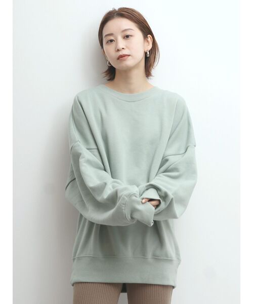 Ungrid - Ｃｈａｍｐｉｏｎビッグルーズスウェット Ungrid Championビッグルーズスウェット グリーン -ファッション