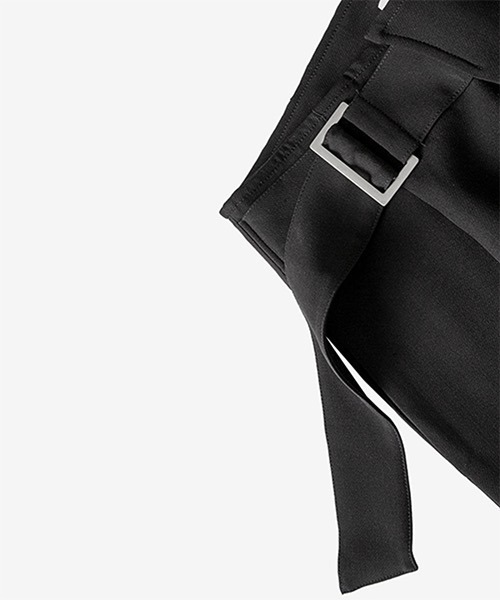 WESTBOY(ウエストボーイ)の「【COLN】Slacks Buckle Belt Big Silhouette Straight(スラックス・メンズ・ブラック・M/S)」の8枚目の写真