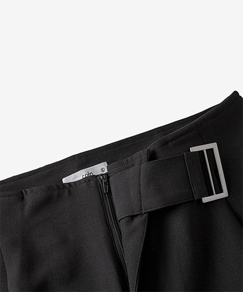 WESTBOY(ウエストボーイ)の「【COLN】Slacks Buckle Belt Big Silhouette Straight(スラックス・メンズ・ブラック・M/S)」の4枚目の写真