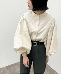 apres jour mignon | 袖ボリュームバンドカラーシャツ【ZOZOTOWN限定アイテム】(シャツ/ブラウス)