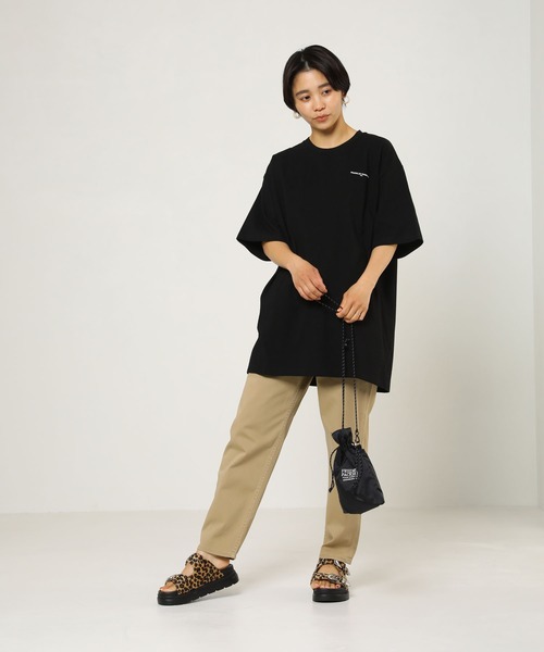 FRANKLIN & MARSHALL（フランクリンマーシャル）の「FRANKLIN ＆ MARSHALL/フランクリンマーシャル 別注フォトプリントTシャツ（Tシャツ/カットソー・レディース・ブラック/ホワイト・マルチサイズ）」の10枚目の写真