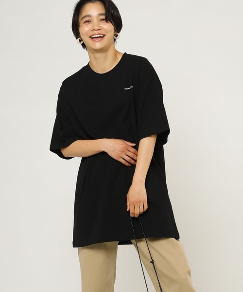 FRANKLIN & MARSHALL（フランクリンマーシャル）の「FRANKLIN ＆ MARSHALL/フランクリンマーシャル 別注フォトプリントTシャツ（Tシャツ/カットソー・レディース・ブラック/ホワイト・マルチサイズ）」の15枚目の写真