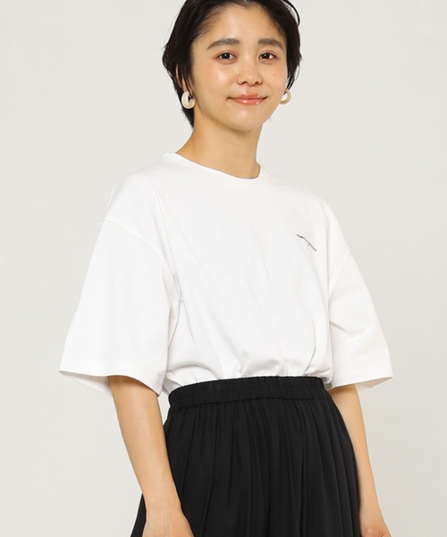 FRANKLIN & MARSHALL（フランクリンマーシャル）の「FRANKLIN ＆ MARSHALL/フランクリンマーシャル 別注フォトプリントTシャツ（Tシャツ/カットソー・レディース・ブラック/ホワイト・マルチサイズ）」の4枚目の写真