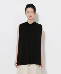 UNDECORATED アンデコレイテッド / CO SMOOTH TOP コットンスムースモックネックトップス / UDF21105