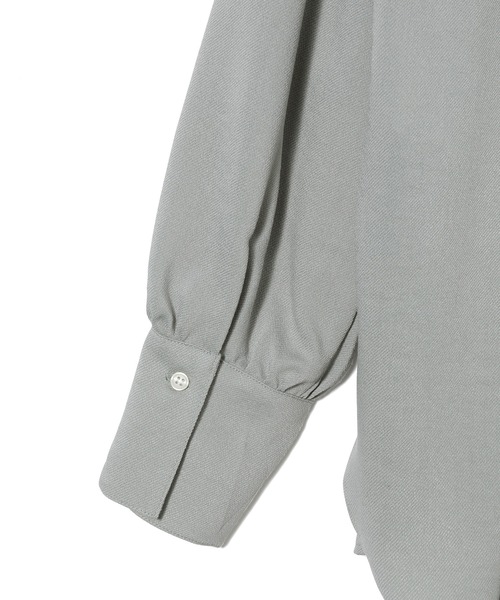ADAM ET ROPE'(アダムエロペ)の「【アウトレット店舗・WEB限定】フレンチツイルギャザーブラウス(シャツ/ブラウス・レディース・ライトグレー/ベージュ/サックスブルー・FREE)」の13枚目の写真