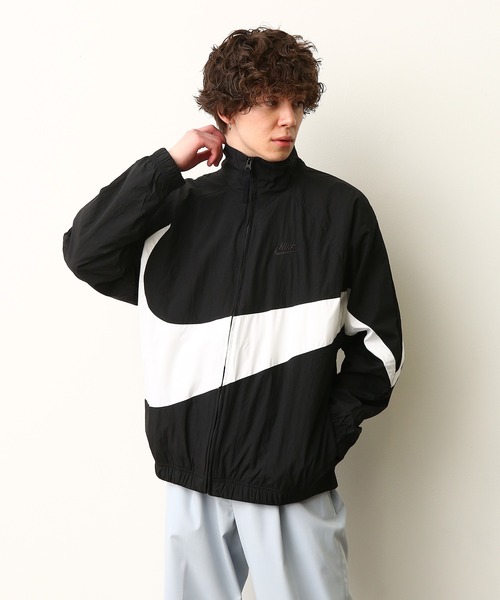 NIKE(ナイキ)の「ナイキ HBR STMT ウーブン ジャケット(ナイロンジャケット・メンズ・ブラック/ブラック系その他/ホワイト・M/L)」の8枚目の写真