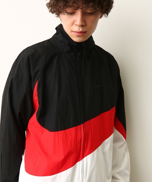 NIKE(ナイキ)の「ナイキ HBR STMT ウーブン ジャケット(ナイロンジャケット・メンズ・ブラック/ブラック系その他/ホワイト・M/L)」の16枚目の写真