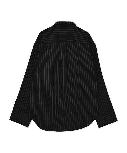 ANDGEEBEE(アンジービー)の「【UNISEX】ストライプシャツ(シャツ/ブラウス・レディース・ベージュ/ブラック・MEDIUM)」の4枚目の写真