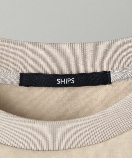 SHIPS（シップス）の「SHIPS: パネル アシンメトリー ポンチ ロングスリーブ カットソー (ロンT) 21SS（Tシャツ/カットソー・メンズ・ホワイト/ベージュ/ブルー/ネイビー・SMALL/MEDIUM/LARGE/X-LARGE）」の11枚目の写真