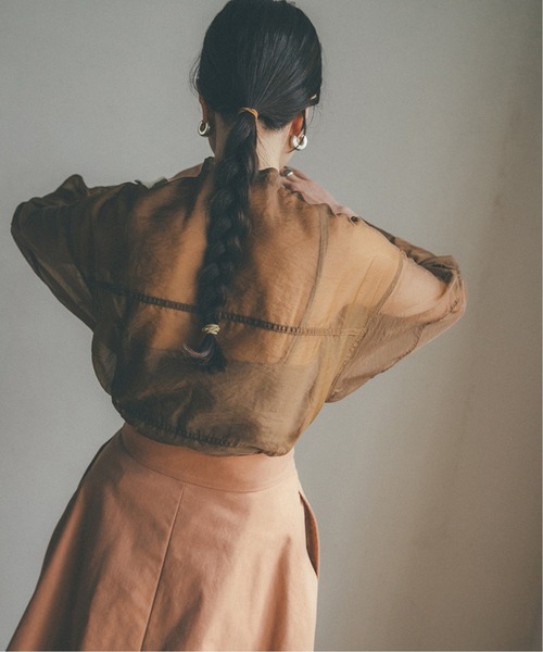 CLANE（クラネ）の「【CLANE/クラネ】SWITCH SHEER SHIRT
