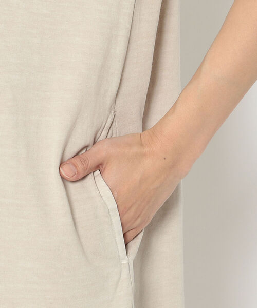 MANASTASH（マナスタッシュ）の「MANASTASH/マナスタッシュ　W-s PIGMENT SKIPPER DRESS（ワンピース・レディース・ライトブルー/ブラック/サンドベージュ・MEDIUM）」の9枚目の写真