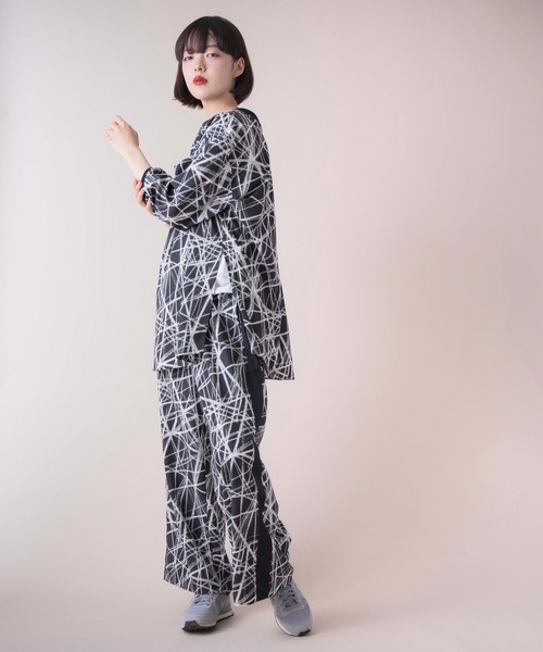 La SRIC（ラスリック）の「La SRIC / スラッシュ柄2WAYブラウス 【セットアップ可】（シャツ/ブラウス・レディース・ブラック/オフホワイト・38）」の16枚目の写真