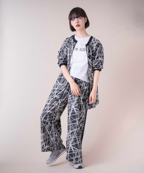 La SRIC（ラスリック）の「La SRIC / スラッシュ柄2WAYブラウス 【セットアップ可】（シャツ/ブラウス・レディース・ブラック/オフホワイト・38）」の8枚目の写真