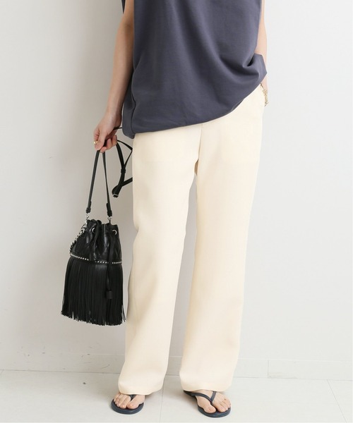 IENA（イエナ）の「R/P ウォッシャブルイージーパンツ◆（その他パンツ・レディース・ネイビー/アイボリー・40/38/36/34）」の2枚目の写真