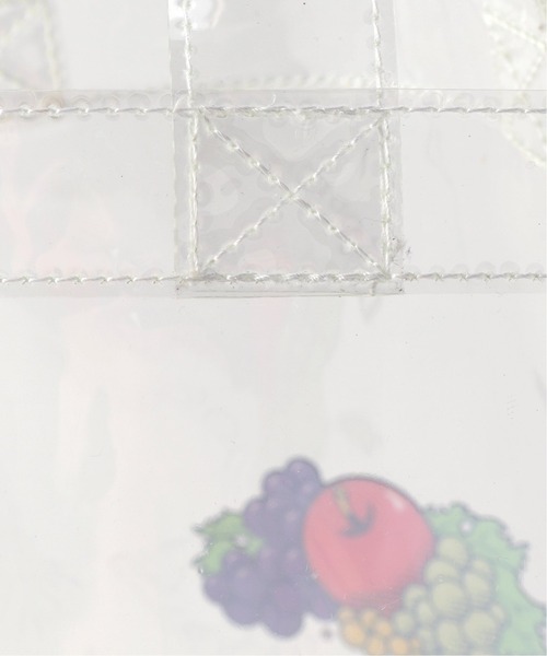 Simplicite(サンプリシテ)の「【FRUIT OF THE LOOM / フルーツオブザルーム】CLEAR TOTE(トートバッグ・レディース・ホワイト・FREE)」の8枚目の写真