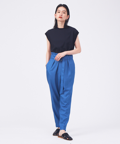 qualite(カリテ)の「ドット釦2WAYカットソー(Tシャツ/カットソー・レディース・ホワイト/ネイビー/モスグリーン・フリー)」の13枚目の写真